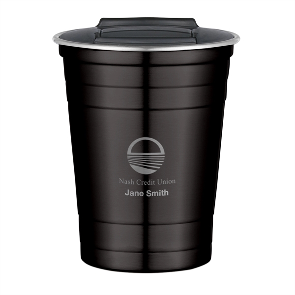 Black color option for 16 Oz. The Stainless Steel Cup