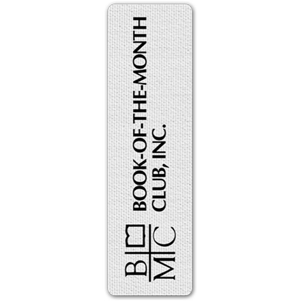 White color option for Rectangle Rubber Bookmark