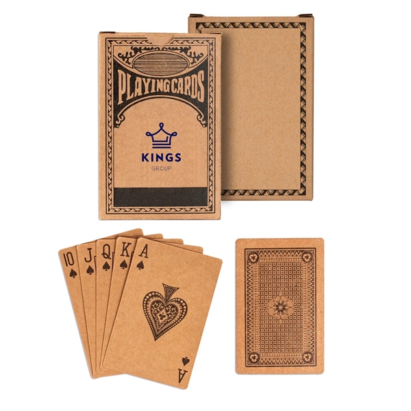 Kraft Brown color option for Kraft Playing Cards
