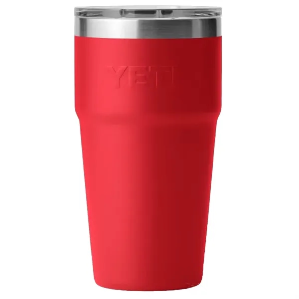 Rescue Red color option for 20 Oz Yeti® Rambler Stainless Steel Insulated Stackable Cup