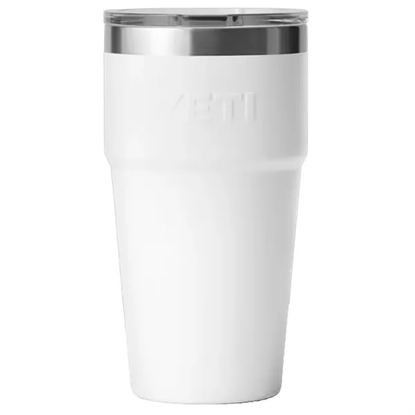 White color option for 20 Oz Yeti® Rambler Stainless Steel Insulated Stackable Cup