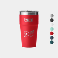 20 Oz Yeti® Rambler Stainless Steel Insulated Stackable Cup