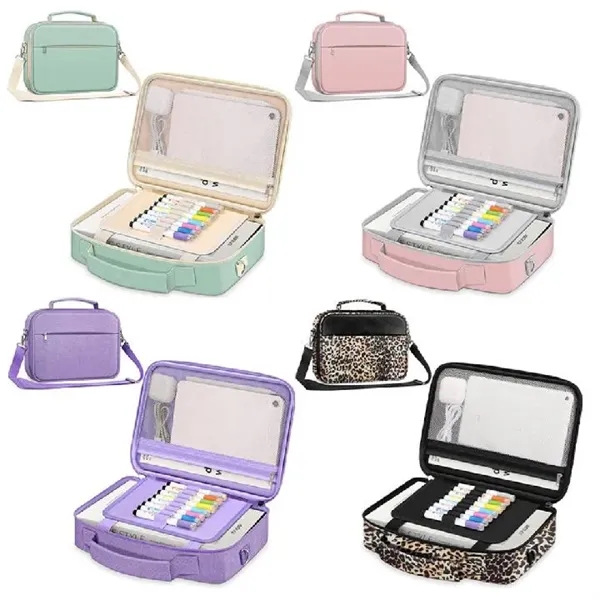 Purple color option for Bible Cover Church Bag With Pen Slots And Shoulder Strap