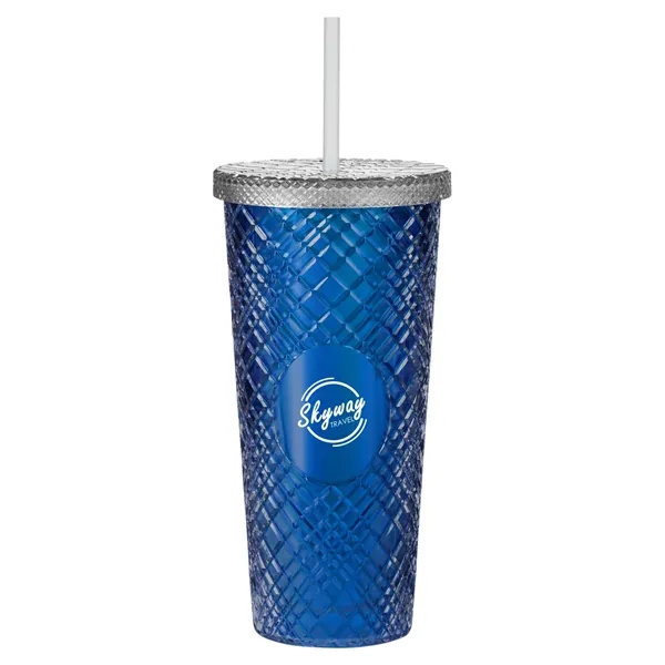 Blue color option for Prime Line B.Free Pride 22oz Sparkle Straw Tumbler