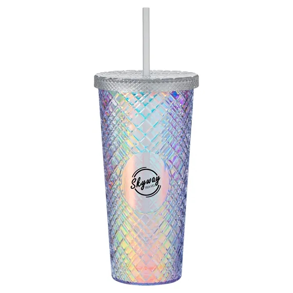 Iridescent color option for Prime Line B.Free Pride 22oz Sparkle Straw Tumbler