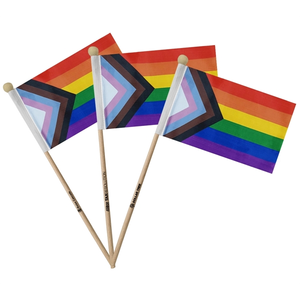 Photo of Lgbtq 4"X6" Progressive Gay Pride Flag   New Official Design