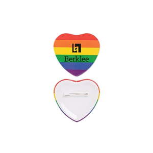 Photo of Pride Heart Shaped Button