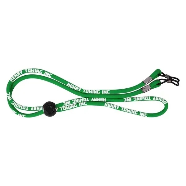 Green color option for Woven Adjustable Sunglass Strap