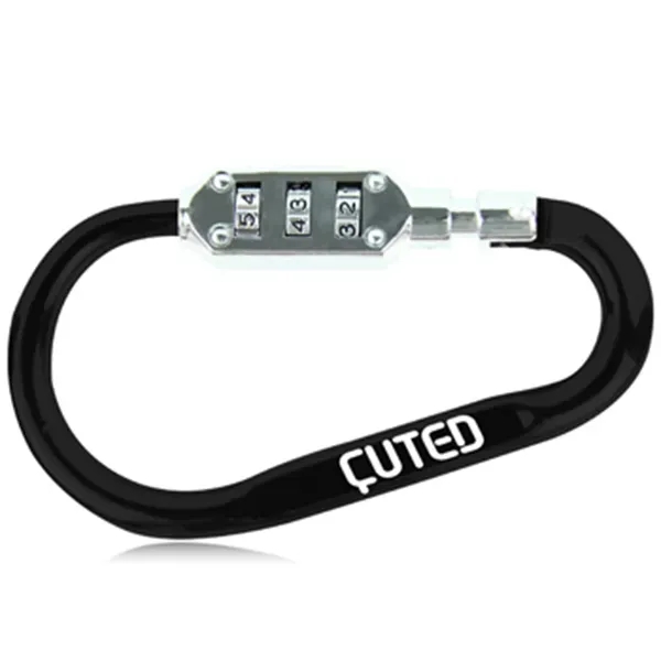 Black color option for Metal Carabiner Digital Padlock
