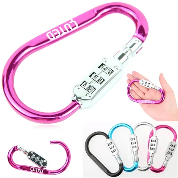 Blue color option for Metal Carabiner Digital Padlock