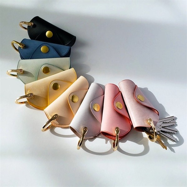 Green color option for Leather Key Organizer