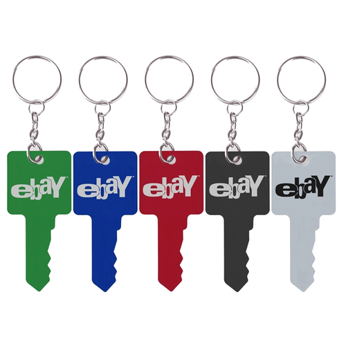 Main photo of Key Shaped Metal Tag Ring