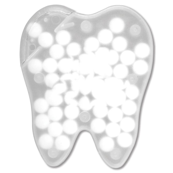 Translucent Frost color option for Tooth Shaped Card Encased Mints