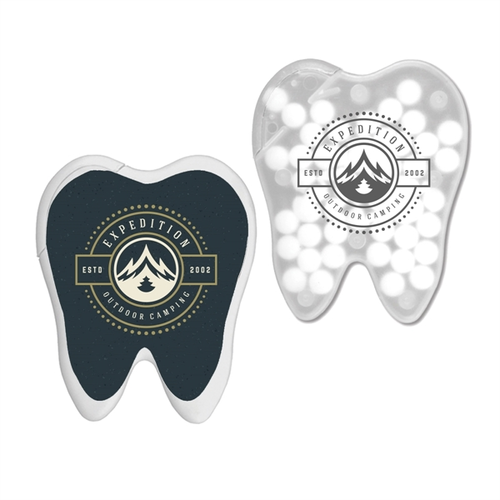 Main photo of Tooth Shaped Card Encased Mints