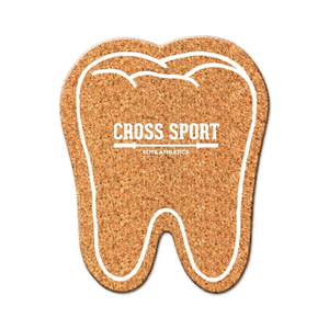 Photo of Absorbent Tooth Shaped Cork Coaster