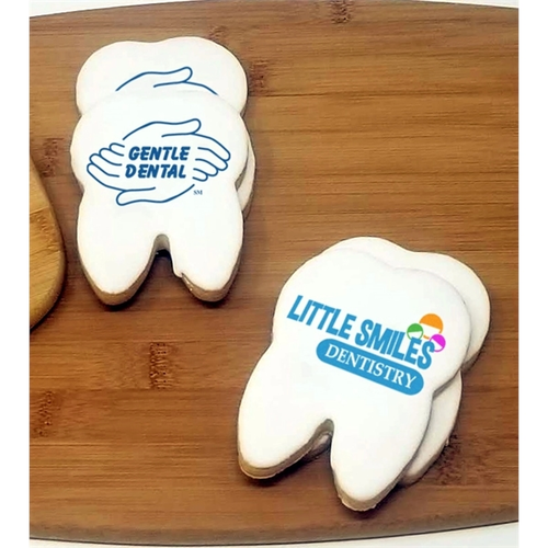 Photo of Tooth Shaped Logo Sugar Cookies