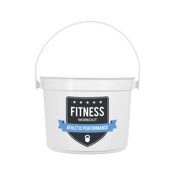 White color option for Colorful Max Bucket 64oz