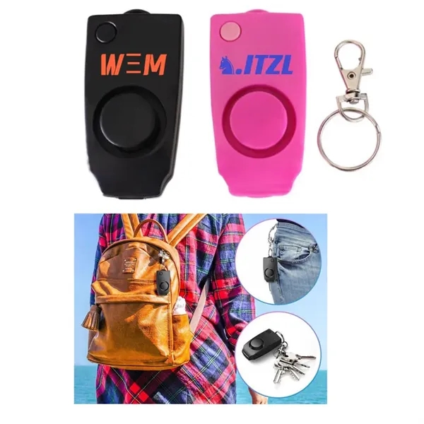 Rose Pink color option for Safety Sound Personal Alarm Key Chain