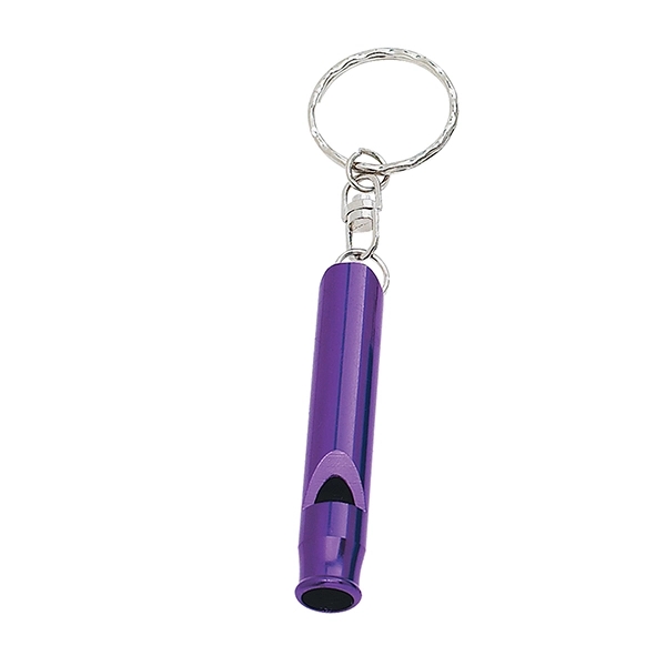 Purple color option for Safety Whistle Key Chain