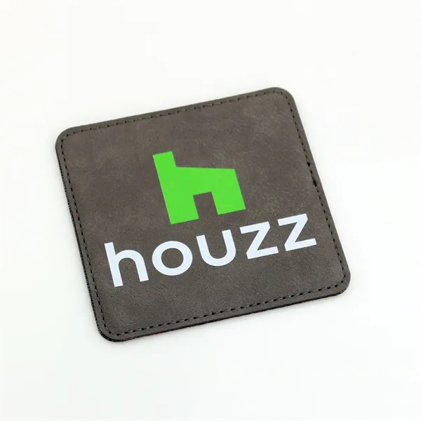 Gray color option for Rawhide Square Coasters (Faux Leather / Leatherette)