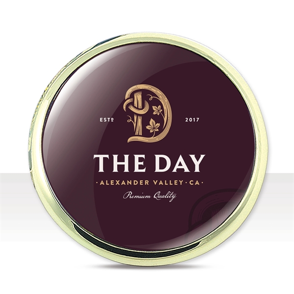 Shiny Gold color option for Photo Coaster With Cork Bottom