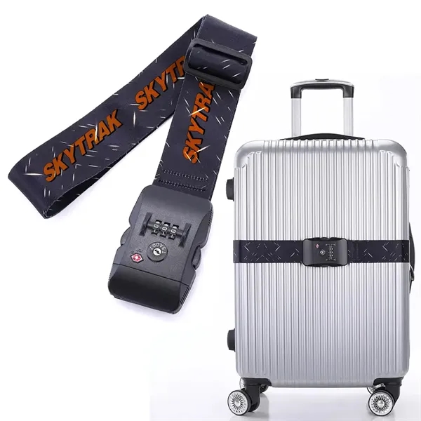 Custom color option for Travelsecure Pro Luggage Strap With Tsa Lock
