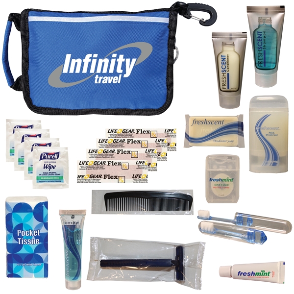 Blue color option for Trek Safe Travel Kit