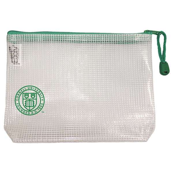 Clear Green color option for Poly Weave® Tsa Quart Bag (Travel Safe Accessory)