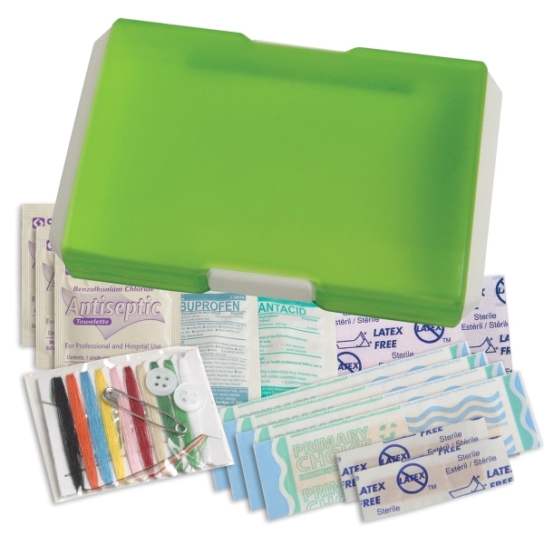 Translucent Lime color option for Redi Travel First Aid Kit