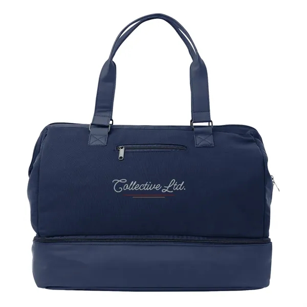 Navy Blue color option for The Weekender Travel Bag With Drop Bottom