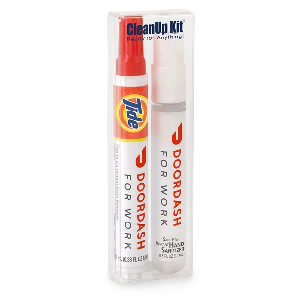 Clear color option for Clean Up Kit, Tide To Go And Sani Pen Sanitizer