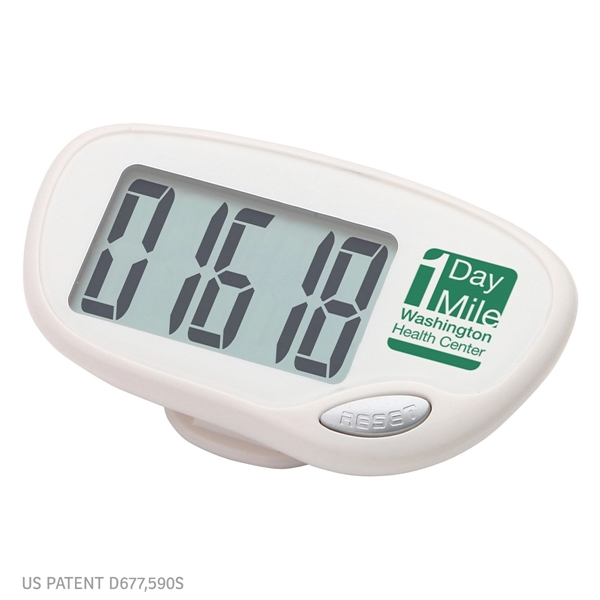 Bright White color option for Easy Read Large Screen Pedometer