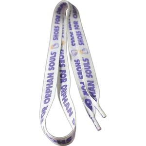 Photo of Shoelaces 45 X 3/4" Standard Poly Dye Sub (Domestic Product)
