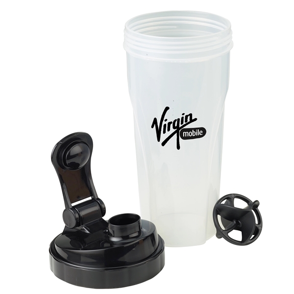 Clear Black color option for 24 Oz Shake It Bottle