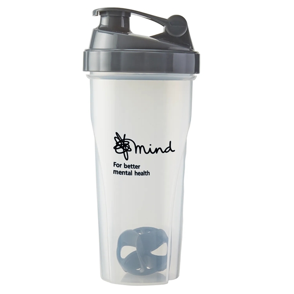 Clear Gray color option for 24 Oz Shake It Bottle