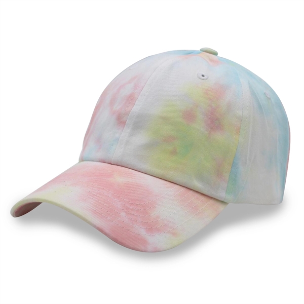 Tie Dyed Pink color option for Relaxed Golf Hat Dad Cap