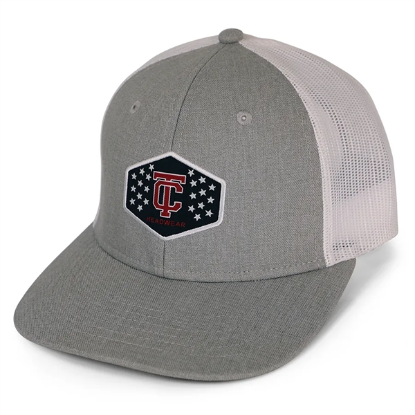 Gray/White color option for Modern Heather Front   Mesh Back
