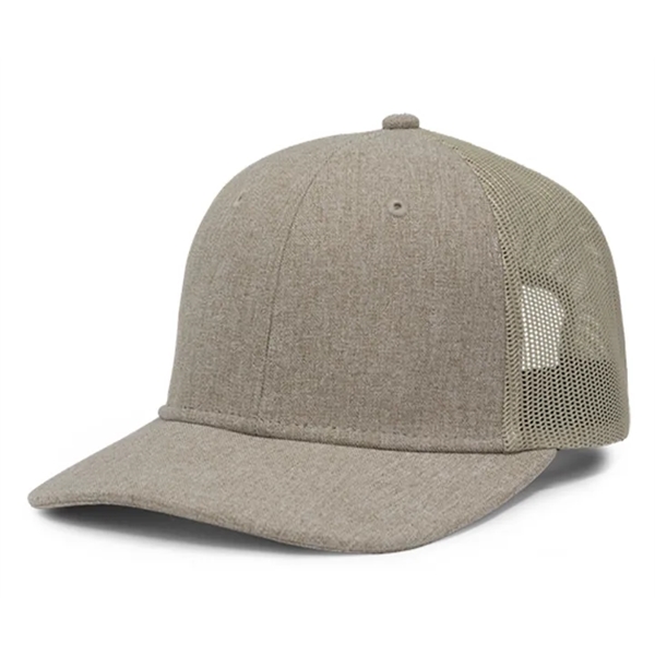 Khaki/Khaki color option for Modern Heather Front   Mesh Back