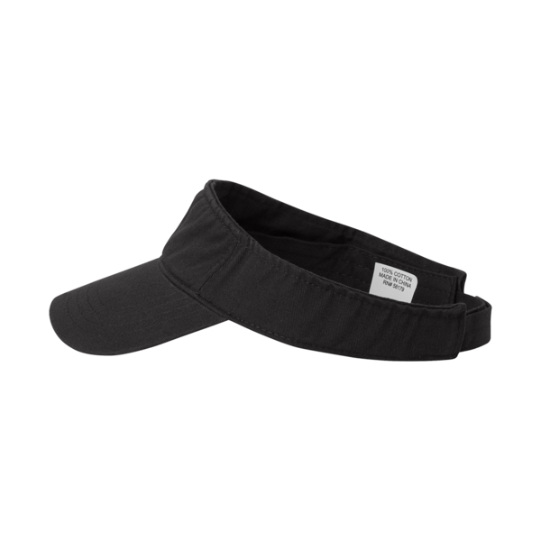 Black color option for Valucap Vc500 Bio Washed Visor