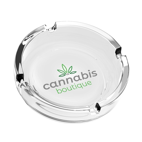 Main photo of Glass Ashtray With Full Color Imprint