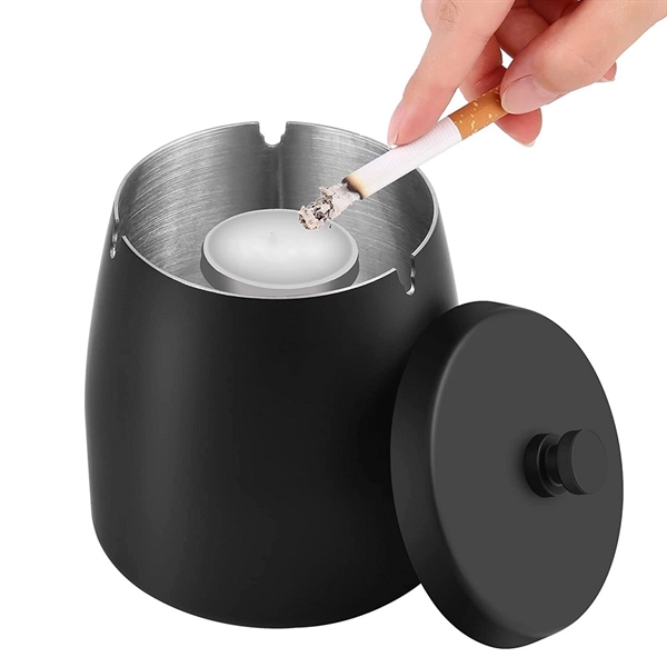 Black color option for Ashtray With Lid