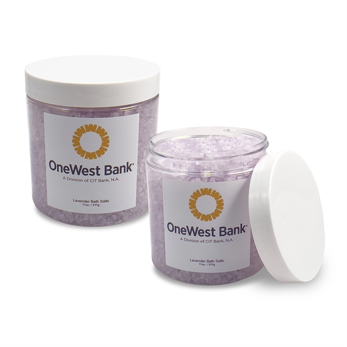 Main photo of 11 Oz. Aromatherapy Bath Salts Jar With White Lid