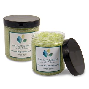 Photo of 11 Oz. Aromatherapy Bath Salts Jar With Black Lid