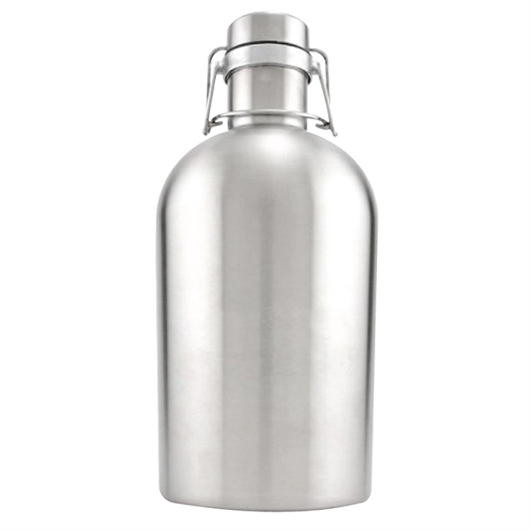 Silver color option for Portland 64 Oz. Stainless Steel Beer Growler Jug