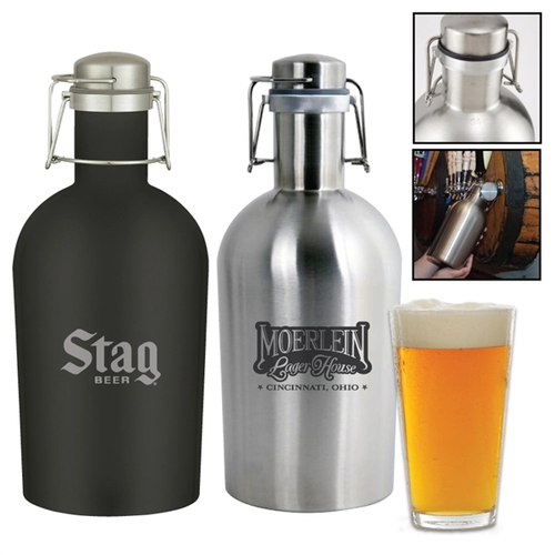 Main photo of Portland 64 Oz. Stainless Steel Beer Growler Jug
