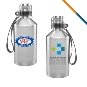 Photo of Verya Stainless Steel Beer Growlers   64 Oz.