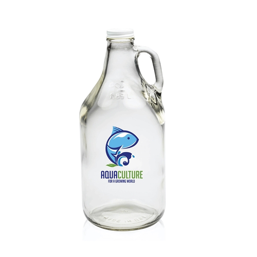 Main photo of 64 Oz. Clear Glass Beer Growlers (Full Color )