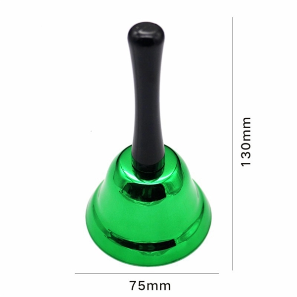 Green color option for Christmas Hand Bell