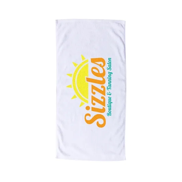 White color option for Coastal Beach Towel
