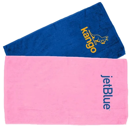 Main photo of 30" X 60" Velour Beach Towel W/ Custom Imprint